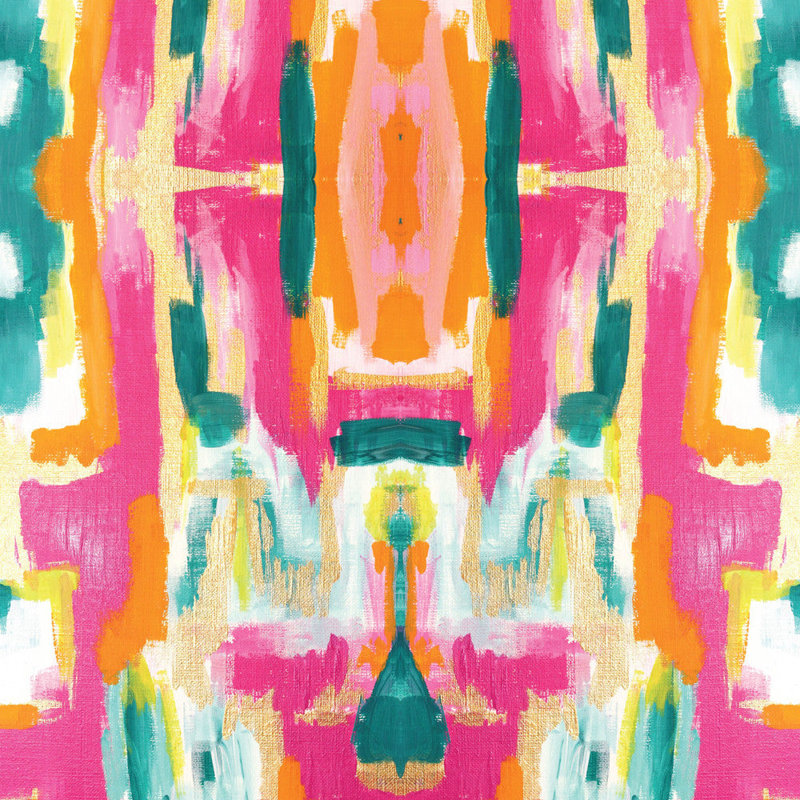 The Blush Label Bombay 10' L x 24" W Wallpaper Roll, Non-pasted