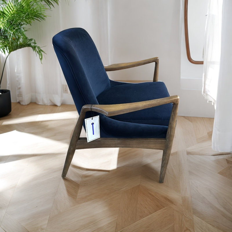 Abnel Velvet Armchair