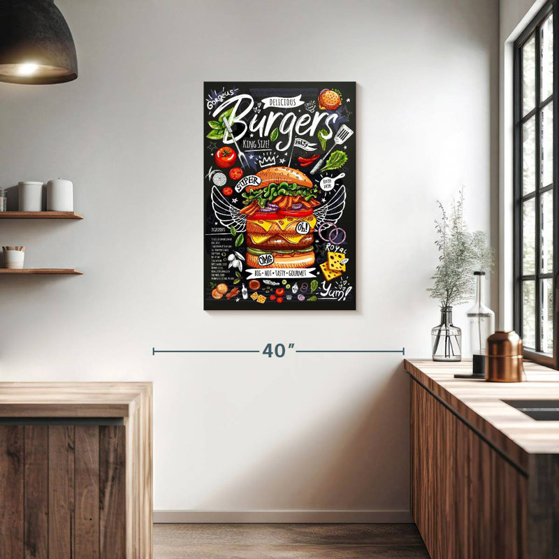 Yarlin King Size Burger, 36" H x 24" W