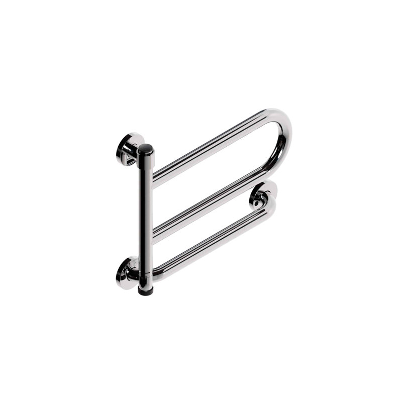 DependaBar Pivoting Grab Bar (17.5") in Polished Chrome, Polished Chrome