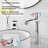 Single-handle Bathroom Faucet with Drain Assembly-129257942