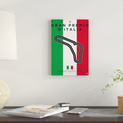 «Minimal Movie», «Monza Race Track», impression sur toile