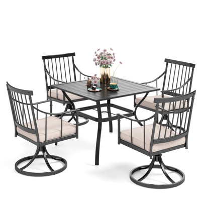 Ensemble repas extérieur pour 4 personnes Argyri