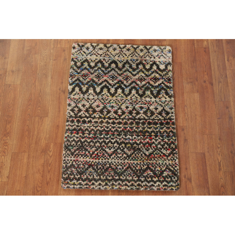 Tapis de vestibule all-over abstrait 2x3