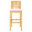 Mariah Upholstered Bar Stool with Solid Wood Frame