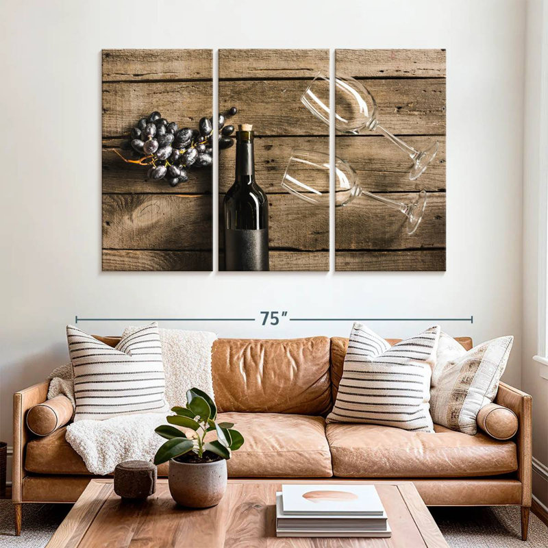 Yarlin Time For Wine, 42" H x 65" W