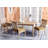 Samya 5-Piece Rectangular Solid Wood Patio Dining Set with Cushions -101303968