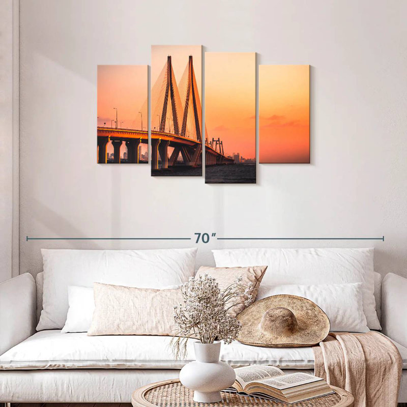 Pont Lilie Bandra-Worli, H 27 po x l 43 po