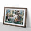 Scene in a Villa by Toyohara Kunichika - Picture Frame Painting Print-55613578-55613580