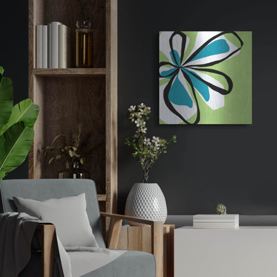 Lark Manor™ 'Oh So Pretty Green' by Jan Weiss Metal Wall Art