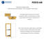 Charnière simple démontable 1/2 po avec cadre à recouvrement automatique - charnières de porte d'armoire-91110938-125354340
