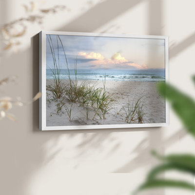 Beach Driftwood - Reproduction encadrée - Restickable