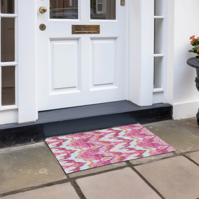 Tapis intérieur / extérieur Neysa, Rectangle 1 pi 8 po x 2 pi 6 po