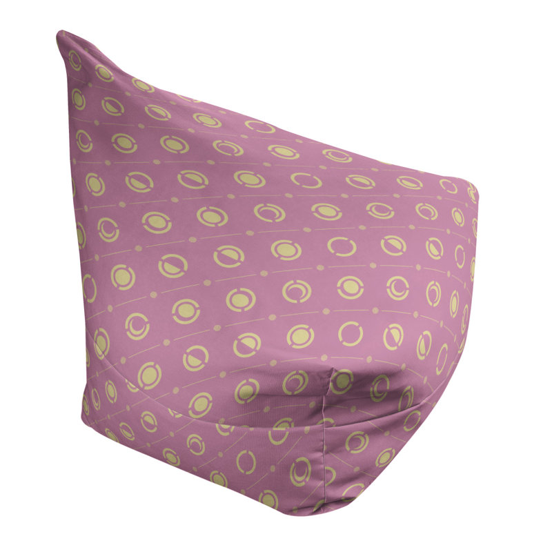 Housse de sac de pois, Rose / jaune / blanc, H 38 po x l 42 po x P 29 po, Bourre en polyester