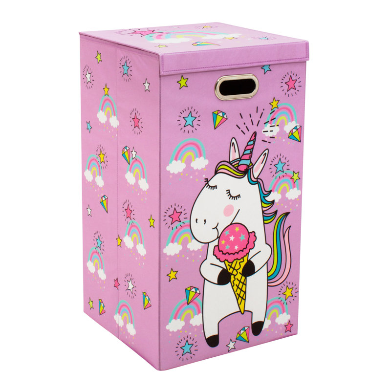 Panier à linge licorne