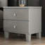 Table de chevet 2 tiroirs couleur champagne