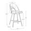 Tabouret de comptoir pivotant 26 po Elurd-86415928