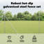 Vidaxl Field Fence Galvanised Steel-114858622