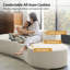 Nerio Modern 240CM Compressed High-Density Foam Sofa With 2 Pillow and No Assembly Needed-847033525