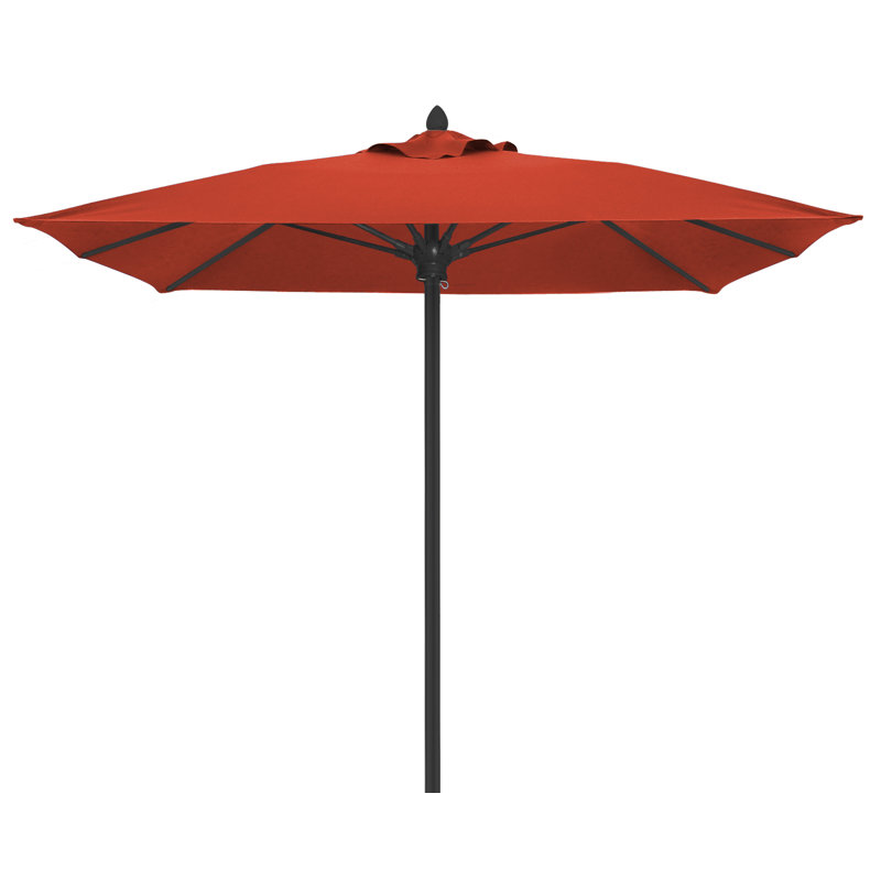 Parasol de marché carré 6 pi Prestige, Sahara, Sunbrella® terre cuite
