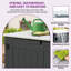 Boîte de rangement en résine l 4,25 pi x P 2,4 pi - 270 gallons-96101599