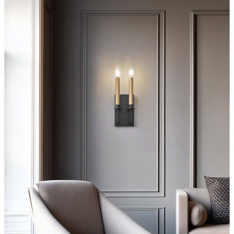 Orson 11 inch Matte Black 1 Light Wall Sconce