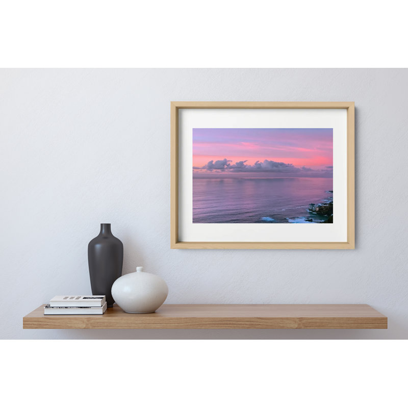Distant Sky Print by Joseph Regan, 14" H x 16" W x 0.75" D, Natural