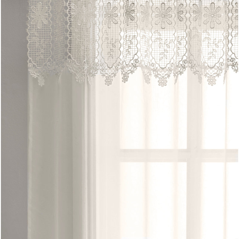 Roiguez Sheer Curtain Pair, 140cm Width x 229cm Drop