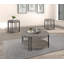 Table basse contemporaine 1Pc avec tablette de rangement