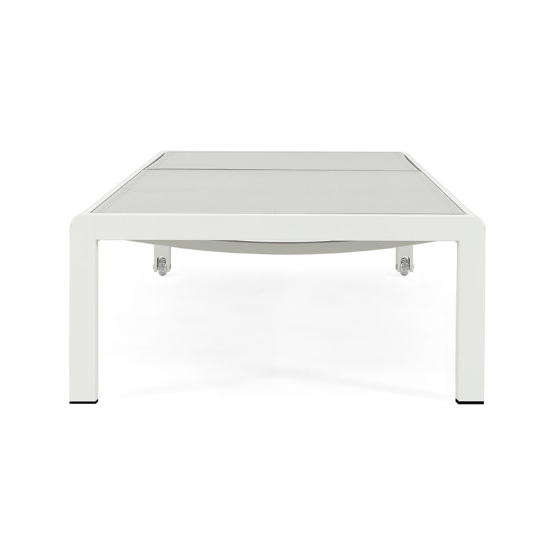 Ensemble de 2 chaises longues d'extérieur