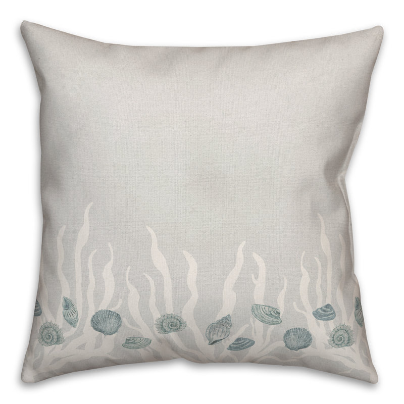 Reversible Throw Pillow, Blue