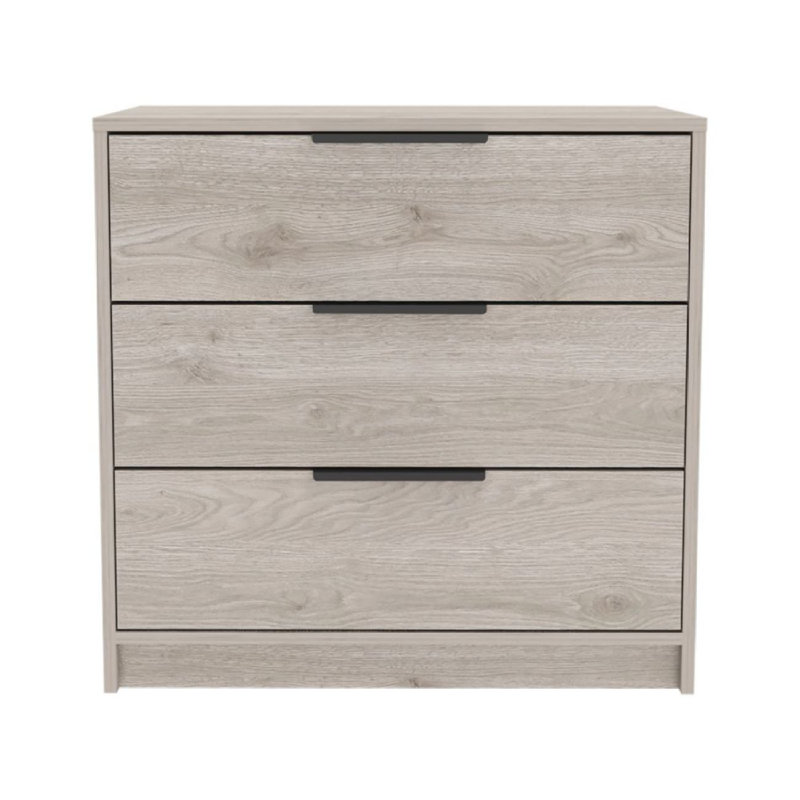 Commode 3 tiroirs Modern, Gris