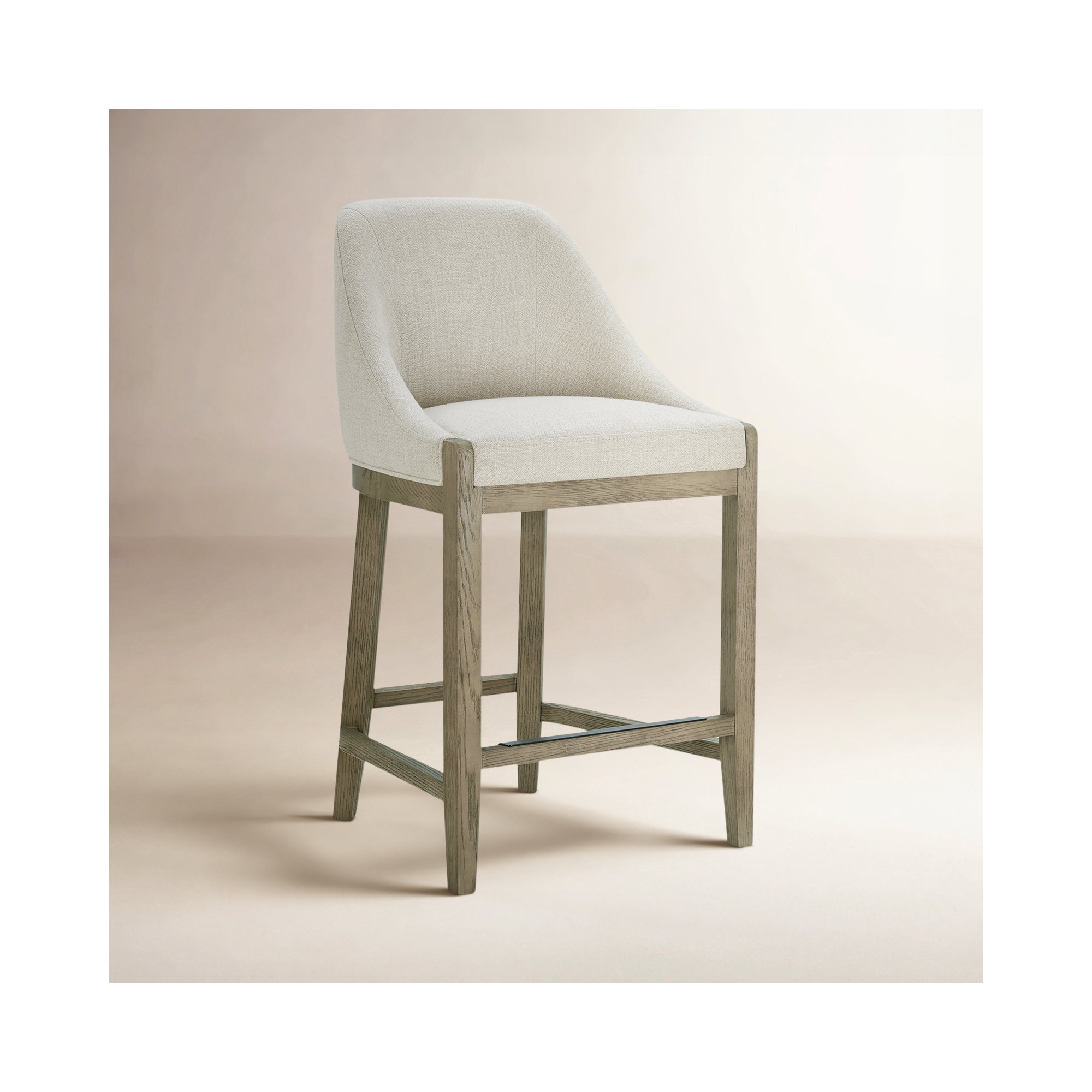 Daigle Barstool, 2, Effie Linen Performance Linen