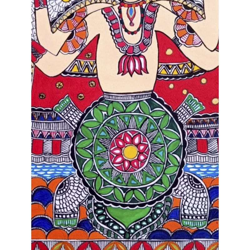 Avocat de Kourma - Vishnu | Acrylique sur toile | Par Muskan