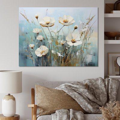 Meadow Whispers Of Spring I - Floral Wall Art Living Room