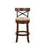 Tabouret pivotant en bois massif-69426647-69426648