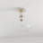 Nadya Glass Semi Flush Mount-214267643