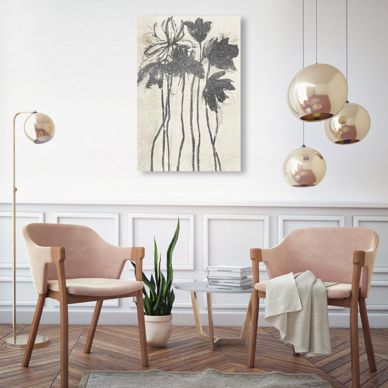 Flower Abstract Studio Print by Oliver Gal, 30"H x 20"W, Gallery Wrapped