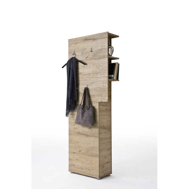 Raines Hall Tree 70cm Wide, Light brown