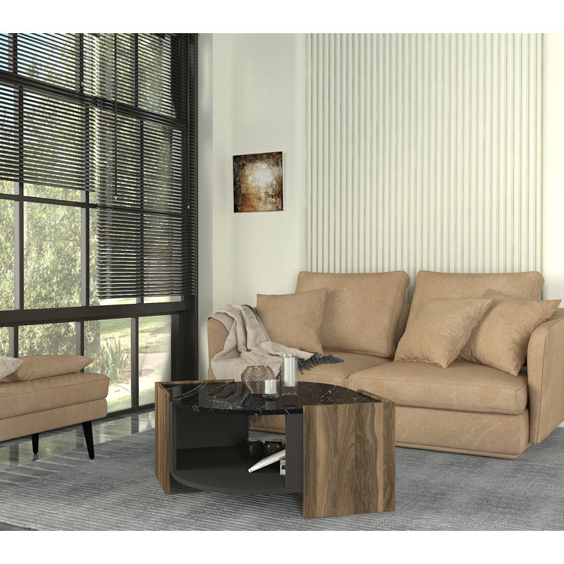 Calogera Sled Coffee Table with Storage