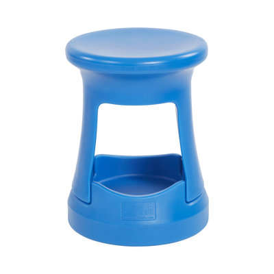 ECR4Kids Storage Wobble Stool, 18in Seat Height, Active Seating -  ELR-15853-BL