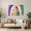 Desserts arc-en-ciel, art mural en métal beige-1511919371