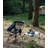 Ultralight Compact Camping Folding Beach Chair With Anti-Sinking Large Feet And Back Support Webbing (Black - Square Frame)