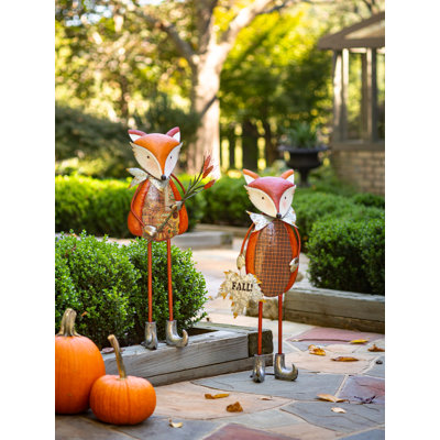 Ensemble de 2 statues de jardin Keegon