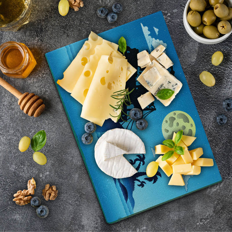 Planche à découper en verre trempé Ambesonne