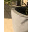 19 po Grand pot à fleurs / pot rond en béton naturel avec intérieur amélioré pour l'intérieur et l'extérieur-33045188-119437060