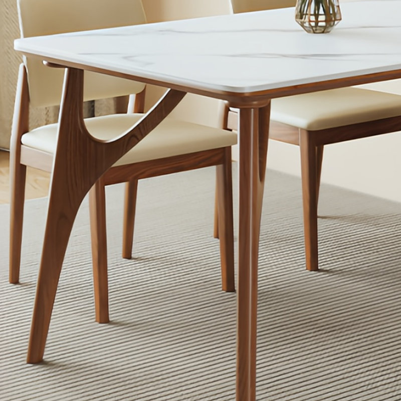 Simple modern dining table, 29.92"H x 70.87"L x 35.43"W