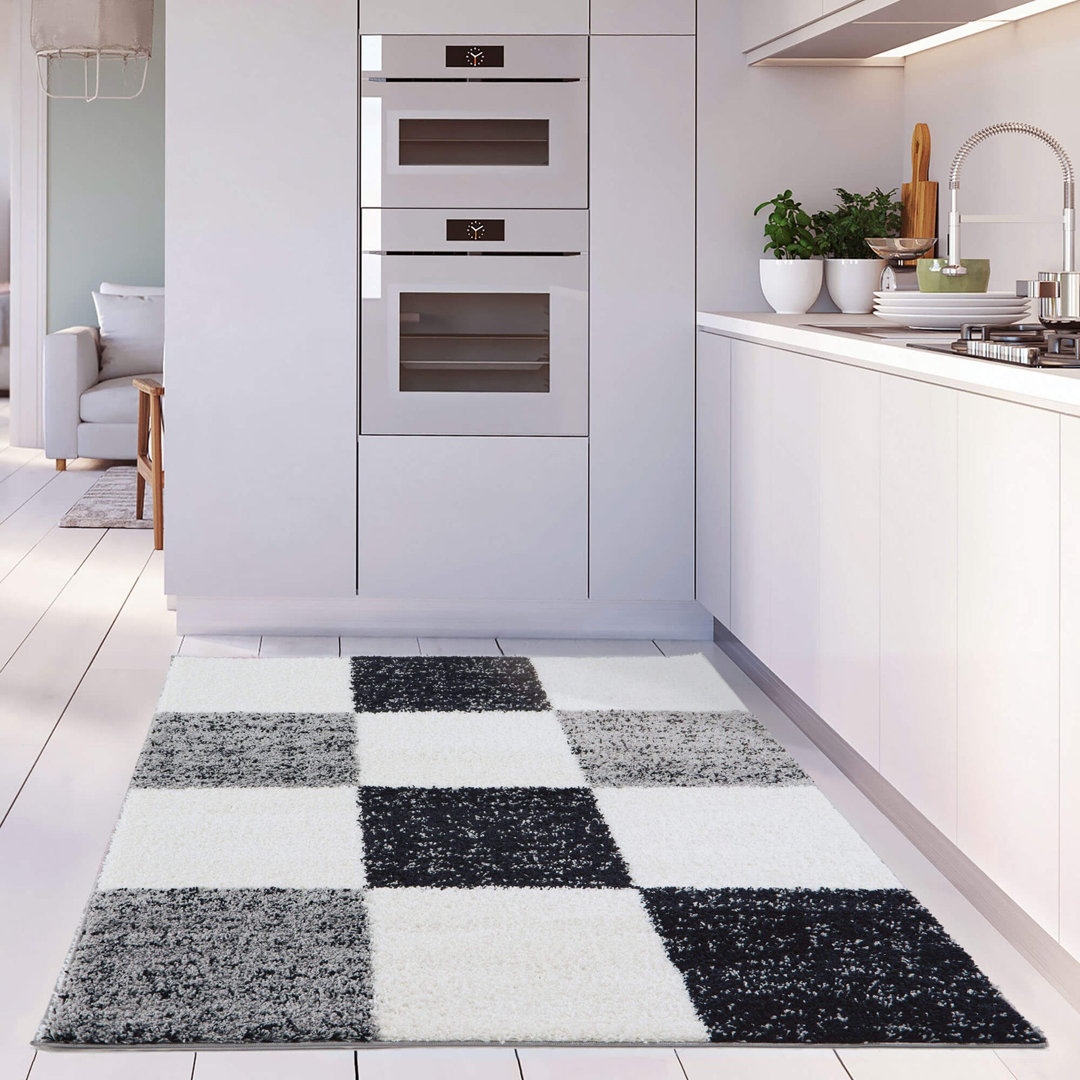 Myshaggy Collection Rugs Geometric Design in Grey