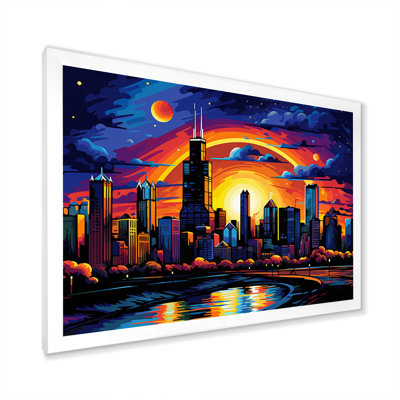 Chicago Popart I sur impression sur toile