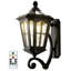 Solar Wall Light Outdoor Classic Black